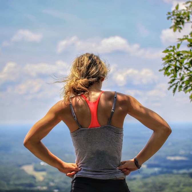 athlete standing